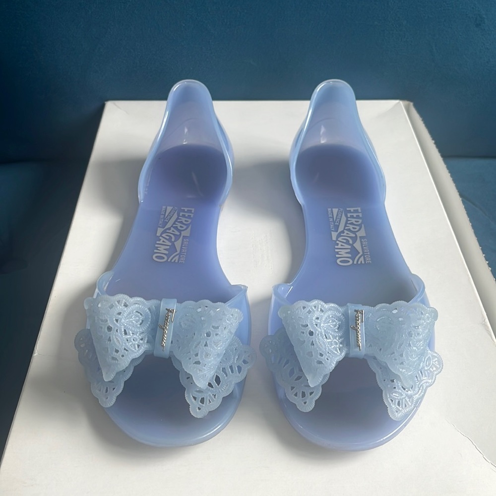Salvatore Ferragamo jelly flats